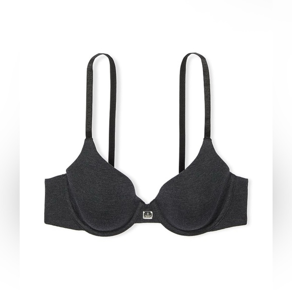 Victoria’s Secret Cotton Logo Hardware Lightly Lined Full-Coverage Bra - Picture 3 of 3